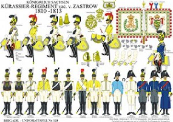 Sachsen: Kuerassier-Regiment v.Zastrow 1810-12