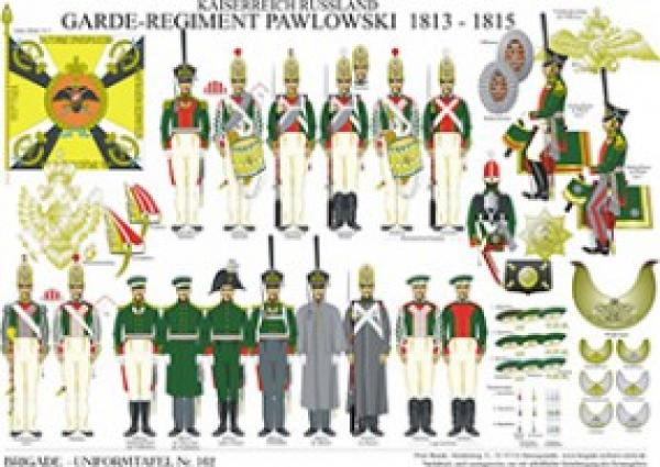 Russland: Garde-Regment Pawlowsk 1813-15