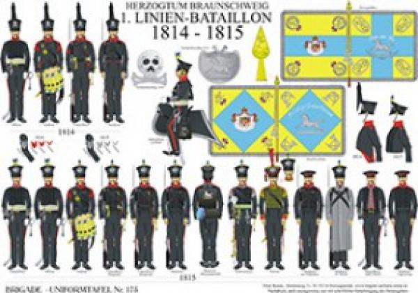 Braunschweg: 1. Lnen-Batallon 1814-15