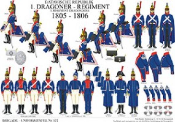 Batavsche Republk: 1. Dragoner-Regment 1805-06
