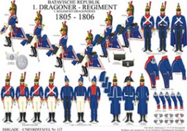 Batavische Republik: 1. Dragoner-Regiment 1805-06