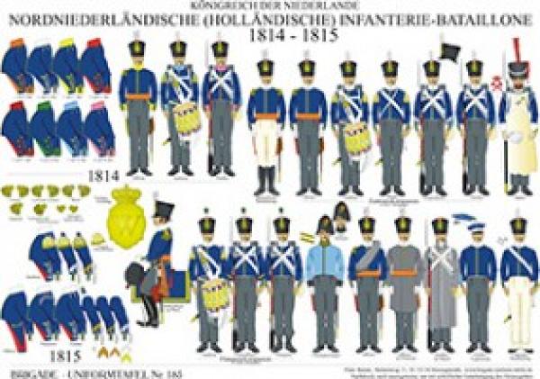 Niederlande: Niederlaendische Infanterie-Bataillone 1815