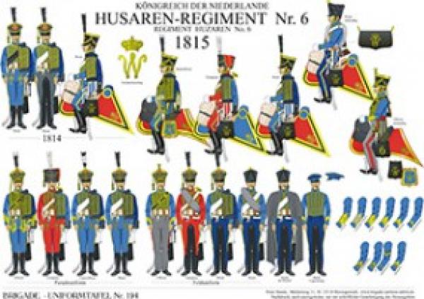 Nederlande: 6. Husaren-Regment 1814-15