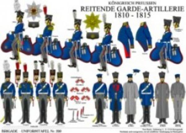 Preu§en: Retende Garde-Artllere 1810-15