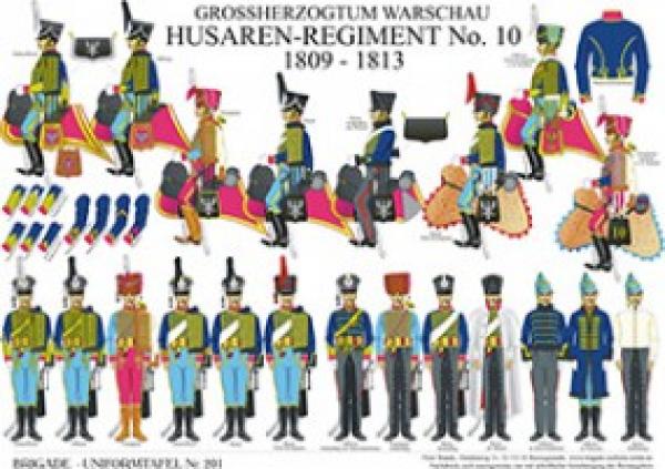 Warschau: Husaren-Regment No.10 1809-13