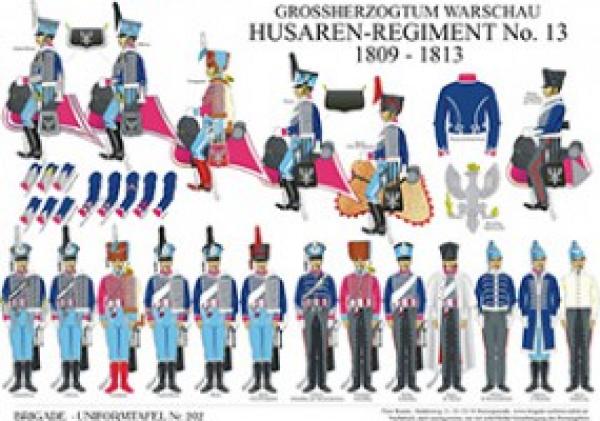 Warschau: Husaren-Regment No.13 1809-13