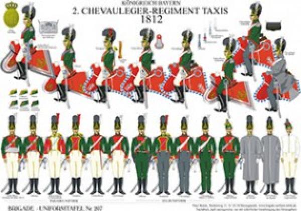 Bayern: 2. Chevauleger-Regment Taxs 1812