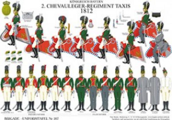 Bayern: 2. Chevauleger-Regiment Taxis 1812