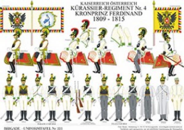 Kaserrech oesterrech: Kuerasser-Regment No.4 Kronprnz Ferdnand 1809-1815