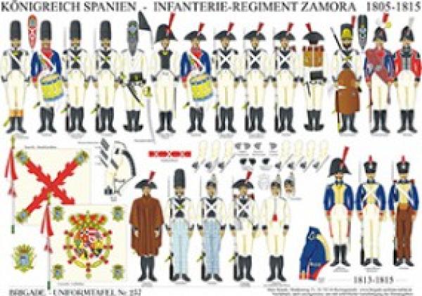 Spanien: Infanterie-Regiment Zamora 1805-15