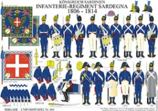 Sardinien: Infanterie-Regiment Sardegna 1806-14