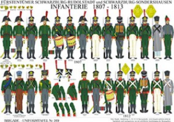 Schwarzburg: Infanterie 1807-13