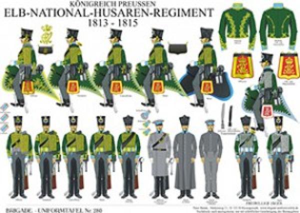Preussen: Elb-National-Husaren-Regiment 1813-15