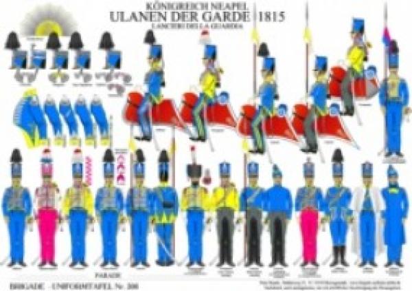Koengrech Neapel: Ulanen der koenglchen Garde 1815