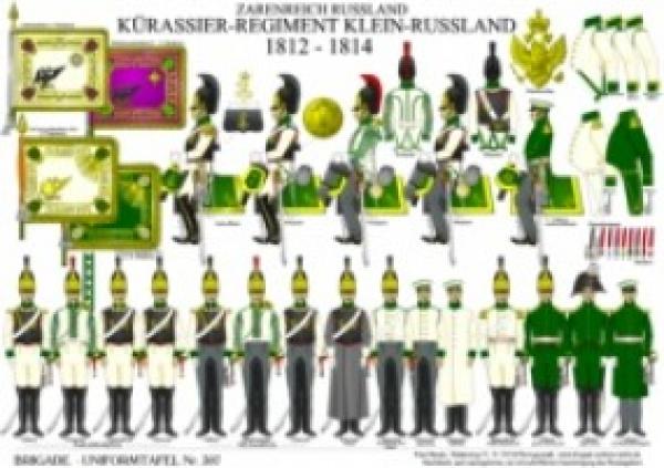 Kaserrech Russland: Kuerasser-Regment Klen-Russland 1812-1814
