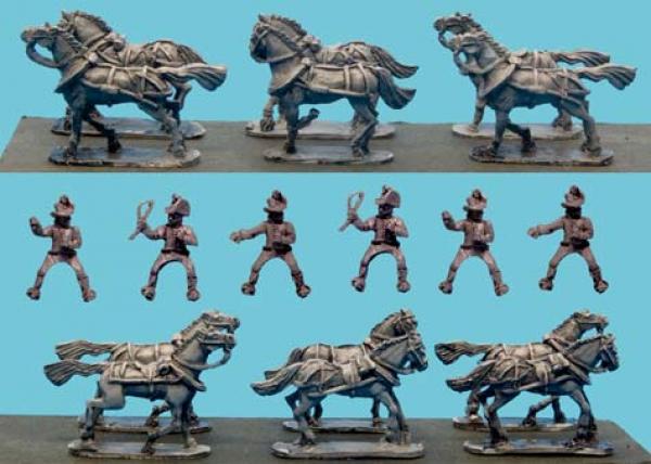 Lmber Horses wth Rders