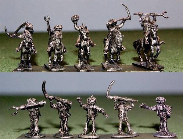 Pumpkn Headed Creatures Mounted and Dsmounted