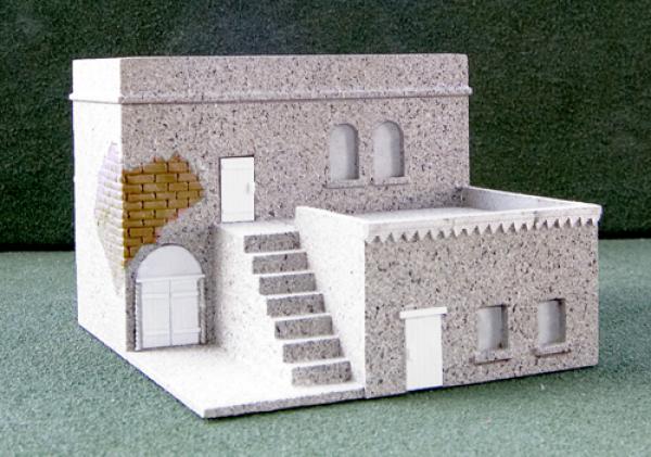 Two Story Buldng wth Attached 1 Story House