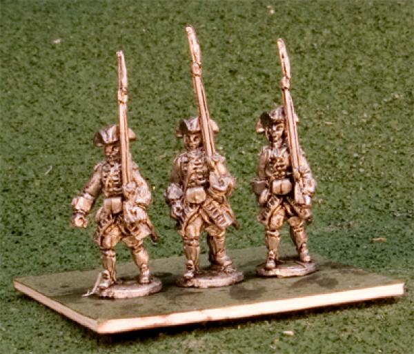 French Infantry.  Tricorn/ belly box