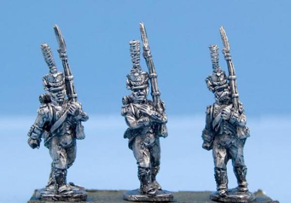 French Legere Flank Company Marchng