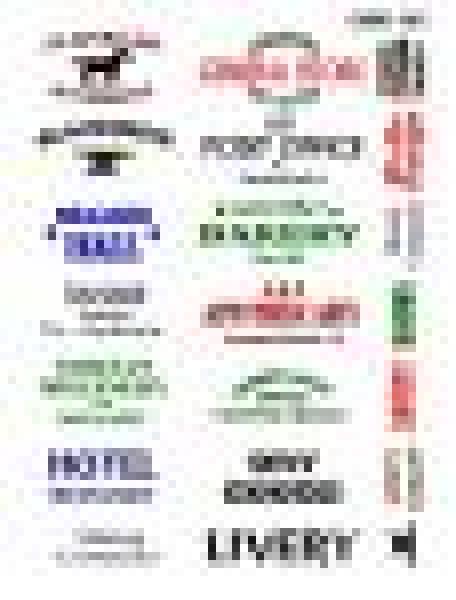 Western Buldng Decals Sheet 2