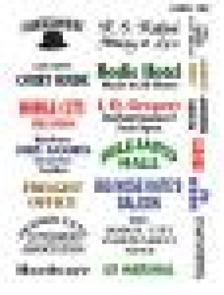 Western Buldng Decals Sheet 3