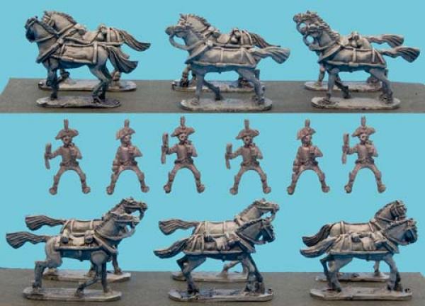 Prussan Lmber Horses wth rders 1806