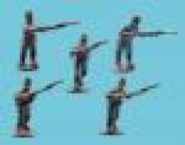 Egyptan nfantry.  advancng