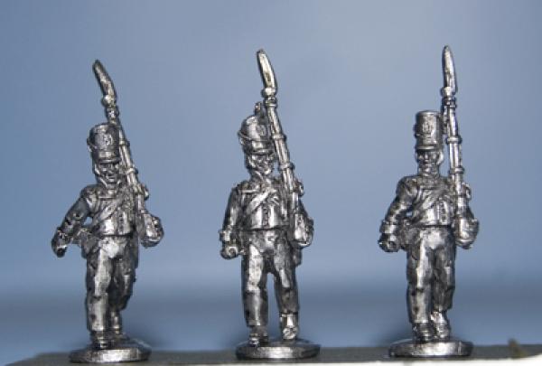 Amercan nfantry Plan Coat (Leather Shako) March Attack