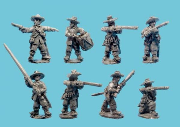 Dsmounted Dragoons Skrmshng wth command