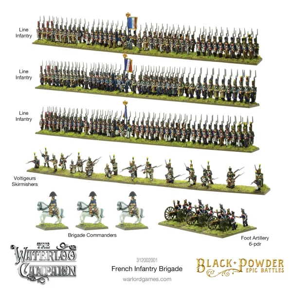 BP Epic Battles: Waterloo - French Infantry Brigade OOS ATM