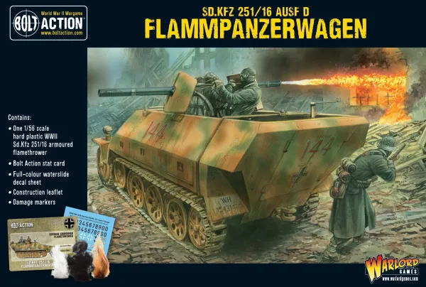 Sd.Kfz 251/16 Ausf D Flammpanzerwagen Half Track