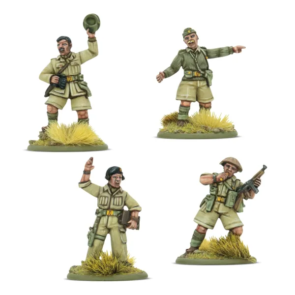 British 8th Army Platoon Commanders