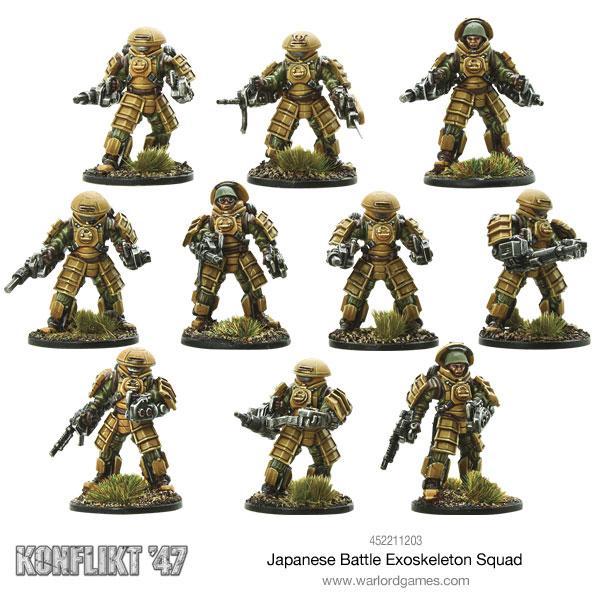 Japanese Battle Exoskeleton Squad  SOLD OUT  REPLACED SEE NEW RELEASES