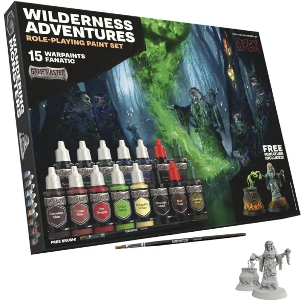 Game Master: Wilderness Adventures Role-Playing Paint Set