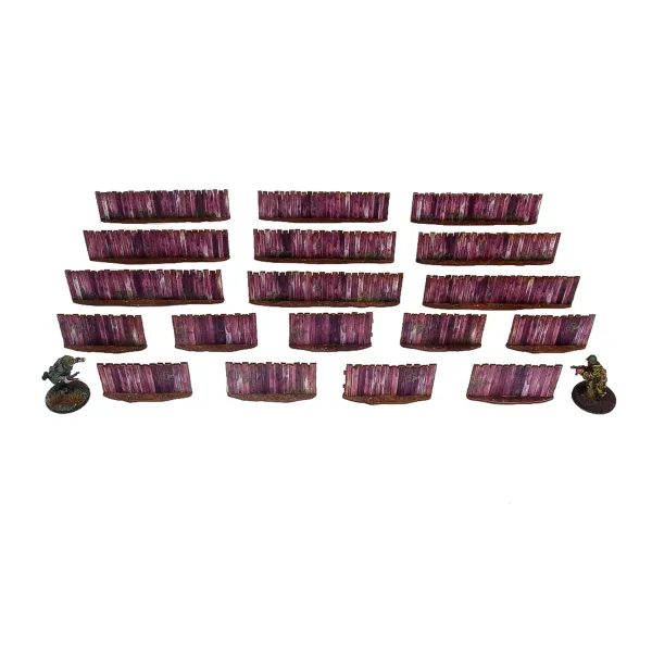 Pre-Painted WW2 Ostfront Village Low Fence (18)