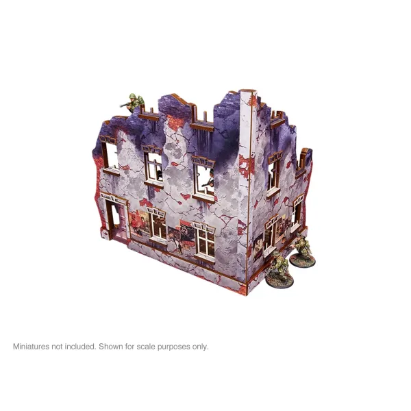 Pre-Painted WW2 Ostfront Stalingrad Univermag Left (With 3rd Floor) (1)