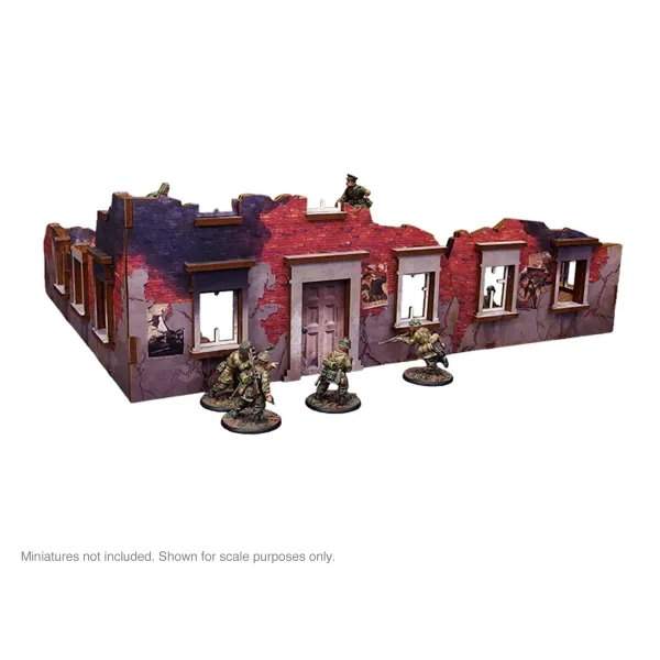 Pre-Painted WW2 Ostfront Stalingrad Ruined Building (3)